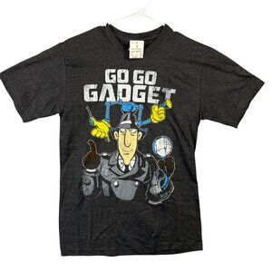 Inspector Gadget Men's Size Small Charcoal Heather T-Shirt Go Go Gadget NWT